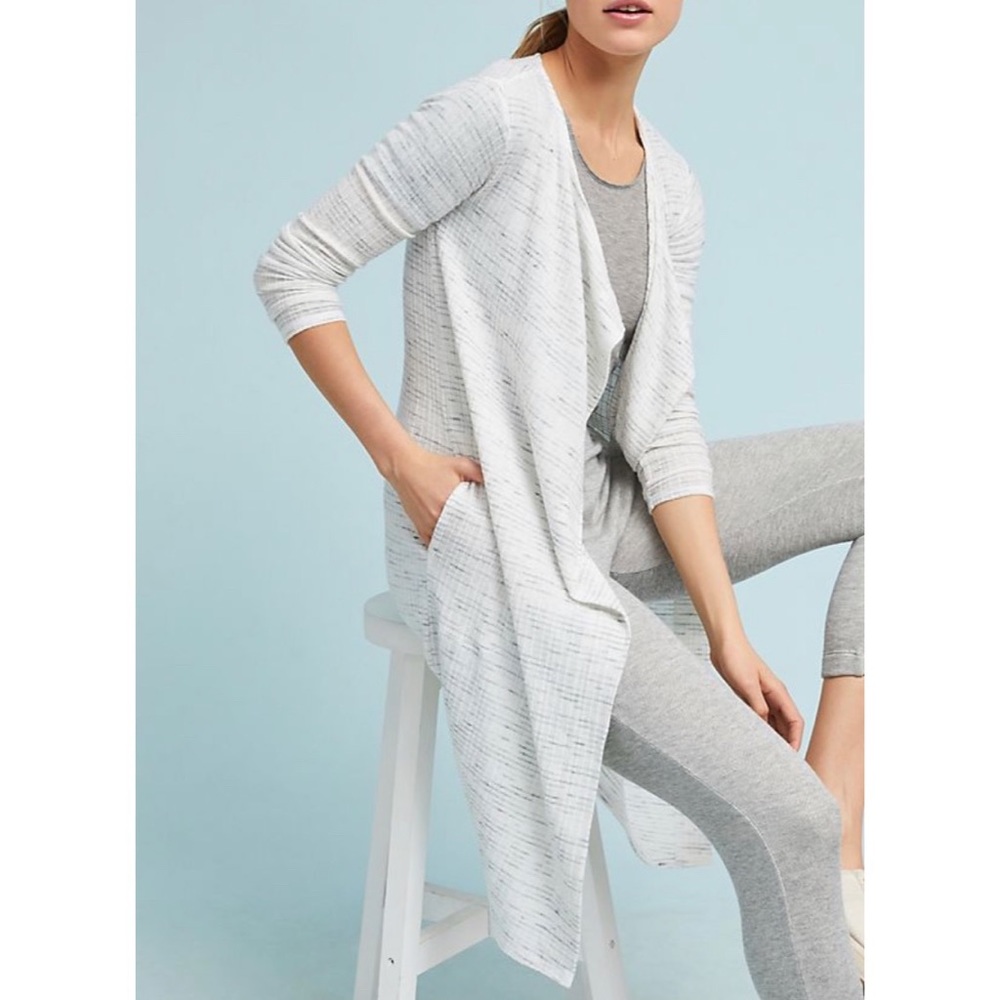 Anthropologie Space-Dyed Maxi Cardigan